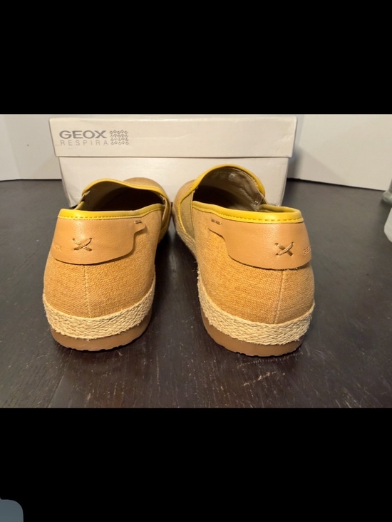 Geox Respira Copacabana 9 Espadrille Slip on Loafers Shoes Curry Mens 11 main image 8